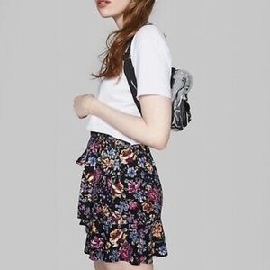 Wild fable wrap style floral skirt